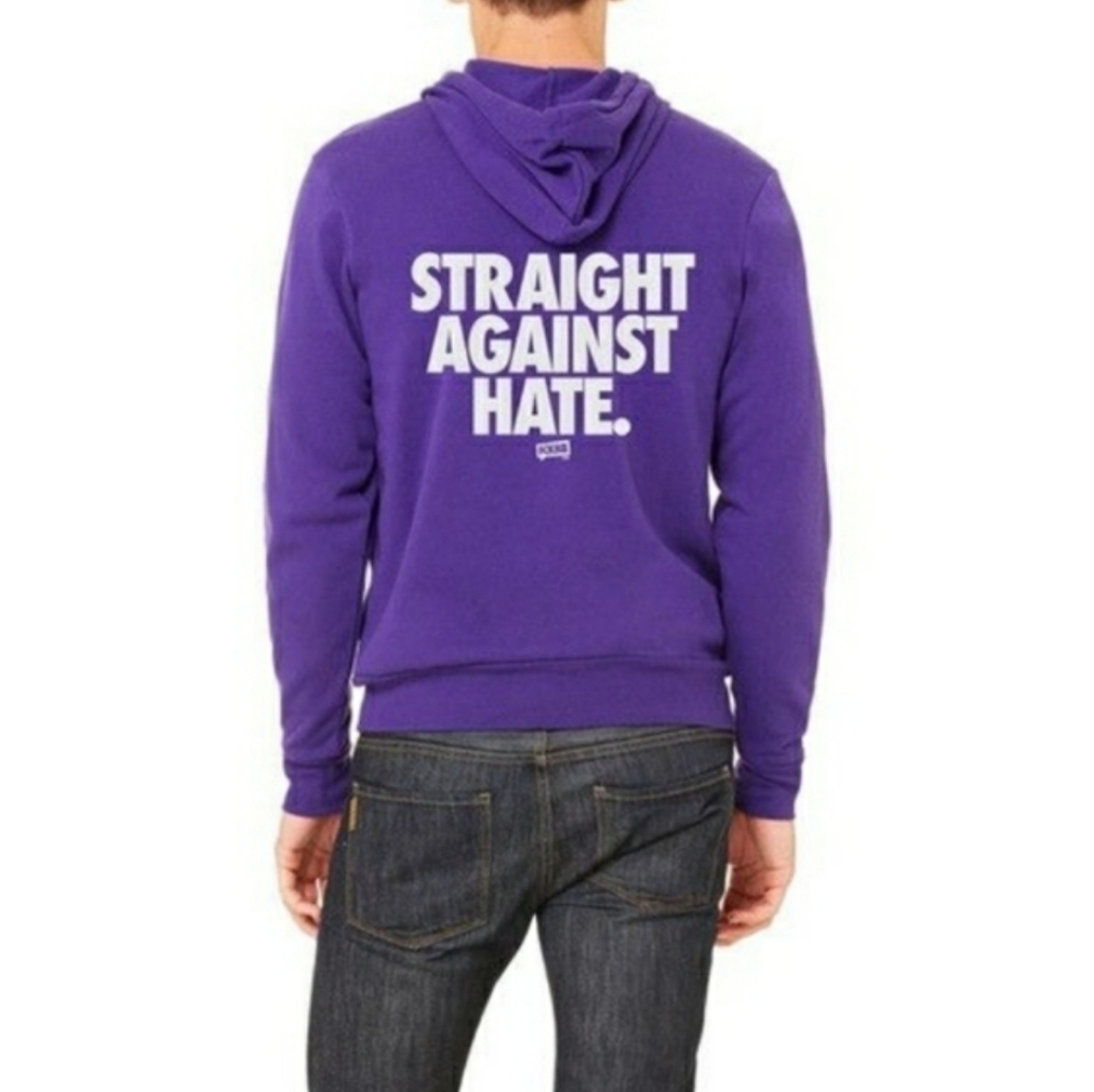 FCKH8 Straight Against Hate Purple Hoody